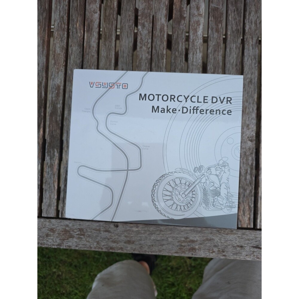 Brand New VSYSTO MOTORCYCLE DVR 2 Cameras included , front and rear